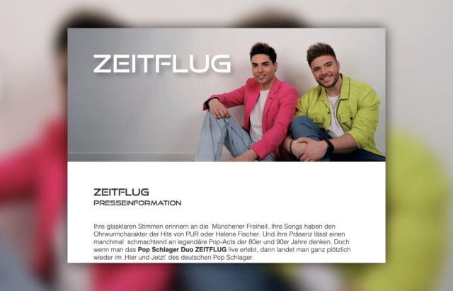 Presse Information - ZEIT-FLUG